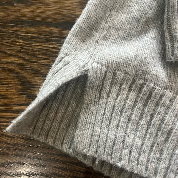 Gap tall small wool mock sweater grey - Picture 3 of 7
